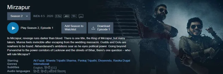 Mirzapur Season 2 Released on Prime Video: How to Watch For Free