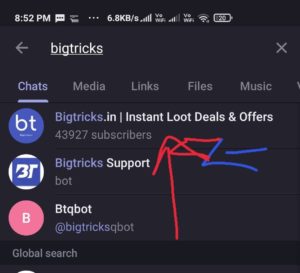 Best Loot Deals Channel on Telegram For Offers & Earn PayTM Cash | @bigtricksin 3 telegram