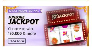 Amazon Funzone Jackpot: Free DTH Recharge and Other Rewards 2 Amazon FunZone