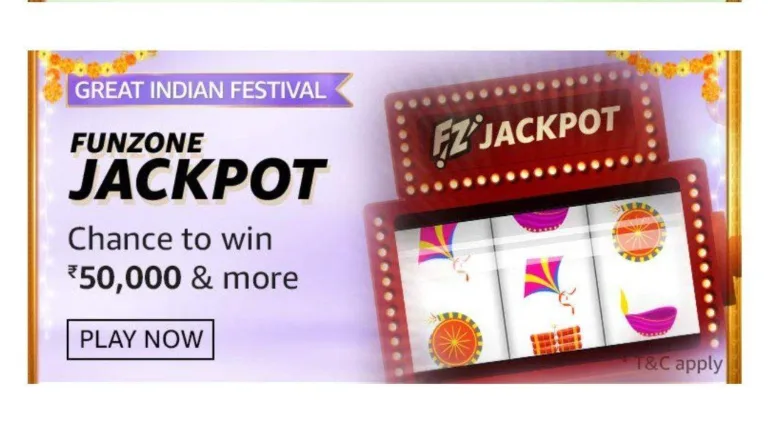 Amazon Funzone Jackpot: Free DTH Recharge and Other Rewards