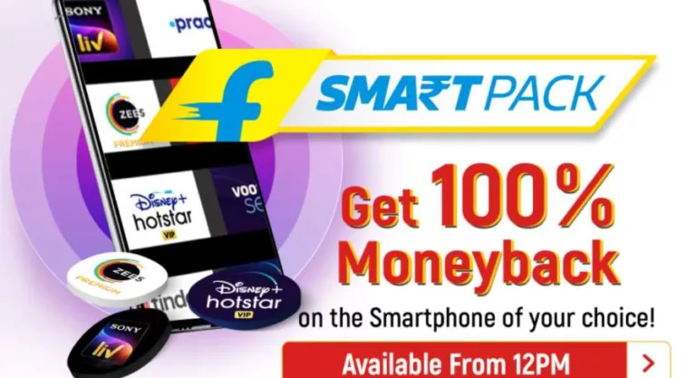 Flipkart Smartpack – Get 100% Moneyback on Smartphone Purchase