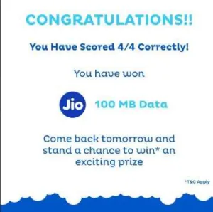 Jio Free Data