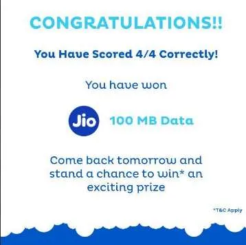Jio Free Data Offers : Get 1 GB Data For Just Rs.1 From Whatsapp