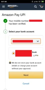 Amazon UPI referral code