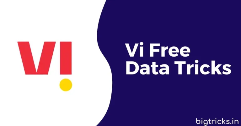 Vi Free Data Tricks – Get 1 GB Data For Free