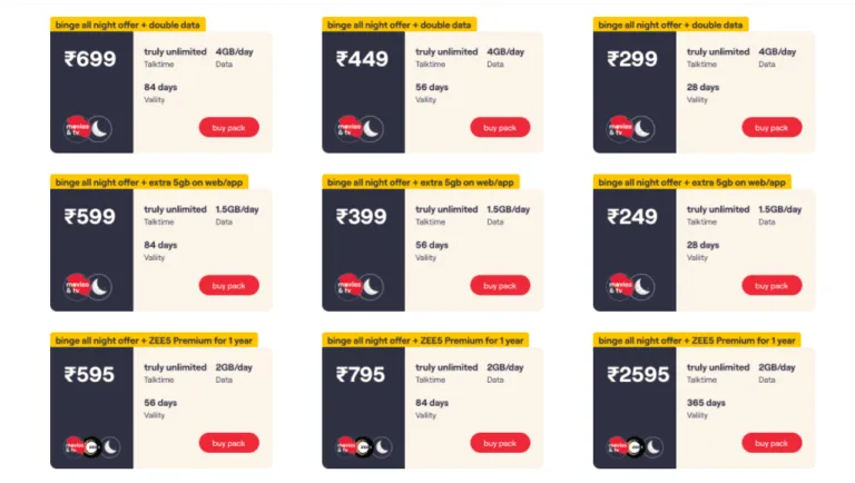 Vi Unlimited Night Data – Get Unlimited Data From 12 AM to 6 AM