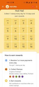 Google Pay Holi Stamps Offer - Collect Stamps & Earn Cashback Upto Rs.1001 4 Gpay Holi