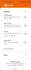 Google Pay Holi Stamps Offer - Collect Stamps & Earn Cashback Upto Rs.1001 2 Gpay Holi