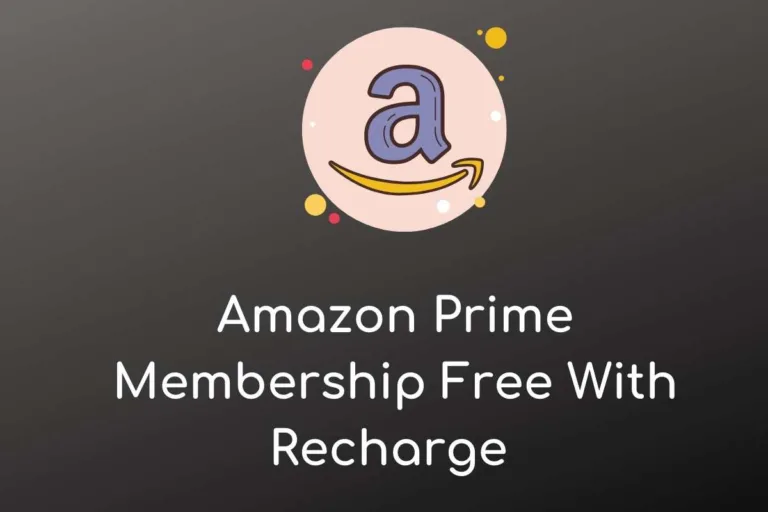 Free Amazon Prime Offer – Get 14 Days Amazon Prime For Free With ₹10 Recharge