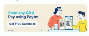 PayTM Refer & Earn - Earn ₹100 per Referral | Signup & Get 100% Cashback Offers 1 PayTM Refer & Earn