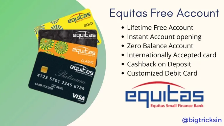 Equitas Savings Account – Open Free Savings Account | Free Virtual Card