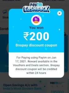 PayTM Bnspay
