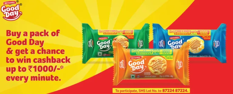 [✨] Britannia Good Day Offer – Get Upto ₹1000 in Bank | Batch Number Added