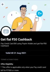 credit card bill payment offers