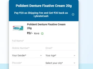 Lybrate Freebie Update - Get Get Free Polident Denture Fixative For Sample Free 2 lybrate