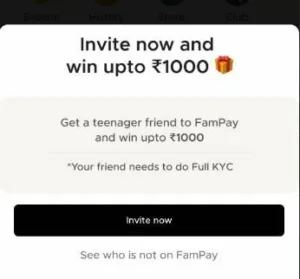 Fampay Referral Code