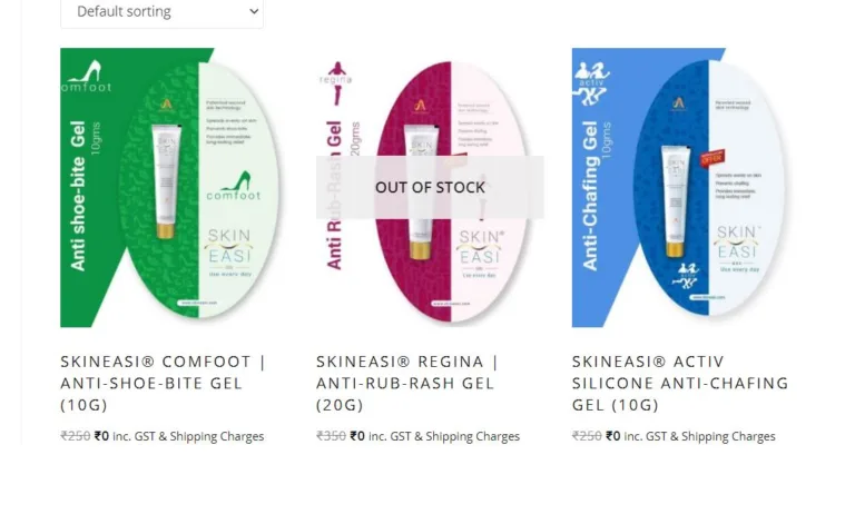 [Freebie] Get Free Sample Of Skineasi Regina Anti-Shoe-Bite Gel + Anti-Chafing-Gel  | No Shipping