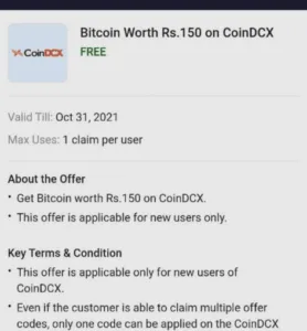 coindcx coupon code