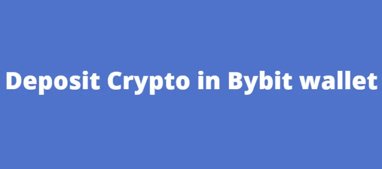 How To Deposit Crypto in ByBit | earn 25$