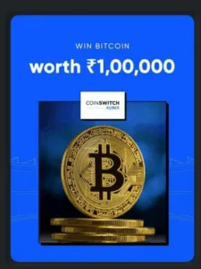 CRED Club Rewards - Free Bitcoins From Coinswitch 1 CRED Club