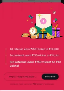 cred app referral offer