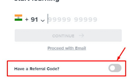 Upgrad Referral Code