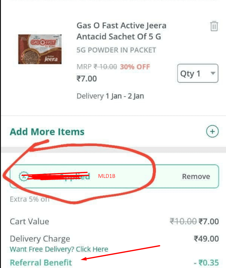 [MLD1B] Pharmeasy Referral Code Rs.200 Cashback on Each Referral