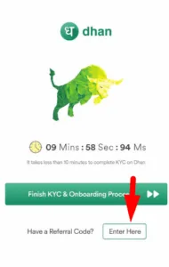 Dhan App Registration