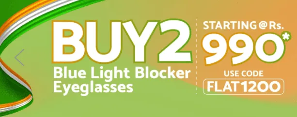 EyeMyEye Coupon & Offers – Get 2 Pairs of Premium Thin Blue Light Blocker Eyeglasses For Just ₹940