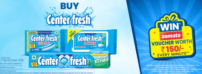 [ Batch Number ] Free ₹150 Zomato Vouchers From Centre Fresh