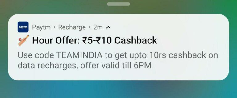 PayTM Free Data Loot Offer - Get Free 1Gb Data In Airtel, VI, Jio, 1 paytm
