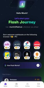 Flash.co : Shop Online , Earn Cashback : ₹100 Cashback on ₹199 Shopping With Amazon 3 Flash.co