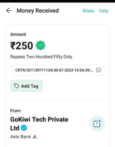 Kiwi Rupay Credit Card : Lifetime Credit Card + ₹1000 Per Referral 5 Kiwi App Referral Code