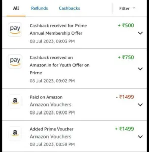 Amazon Prime Days: Get 1 Year Prime Membership Absolutely FREE + Extra 51₹ Cashback Worth Rs.1499 1 AMazon Prime Day
