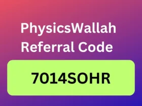 Physicswallah Referral code