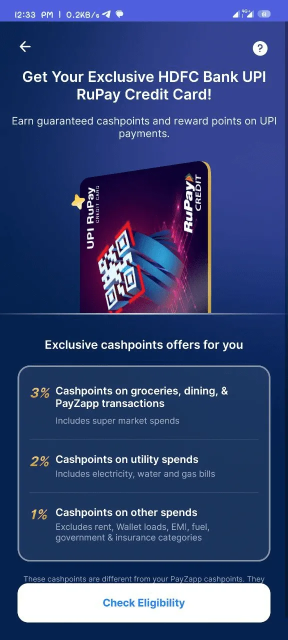 How To Get Instant Rupay UPI Credit Card from HDFC Bank With Payzapp