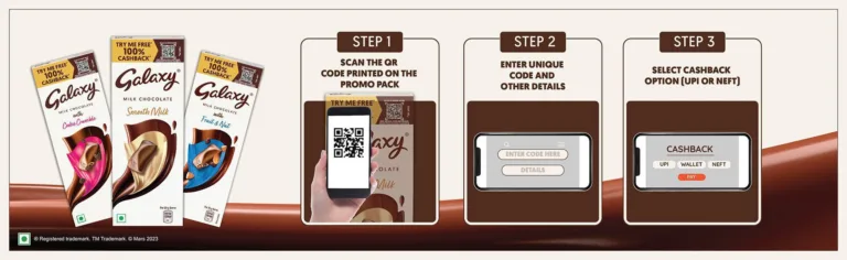 Galaxy Milk Chocolate Offer: Get 100% Cashback on purchase of Galaxy Milk Chocolates
