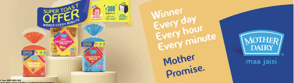 Mother Dairy Super Toast offer
