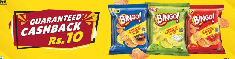 [FREE] Bingo Chips Pack Offer: Get 100% Cashback with Every Bingo Potato Chips Pack