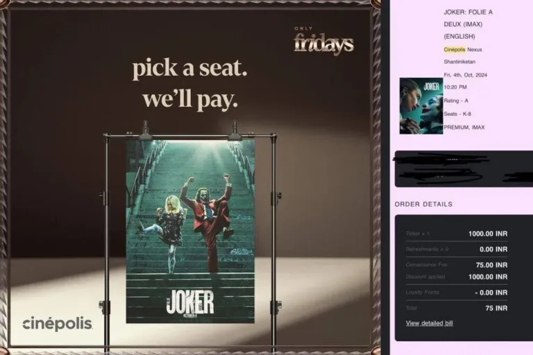 Loot : Free Cinepolis Movie tickets From CRED App | Fridays Offer