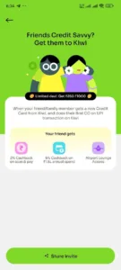 Kiwi UPI Credit card