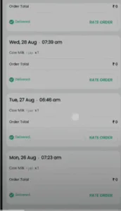 Country Delight App Interface