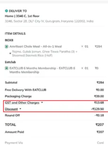 Eatclub Referral Code