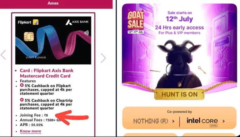 Get Your Flipkart Axis Bank Credit Card with NO JOINING FEE! (Limited Time Offer)