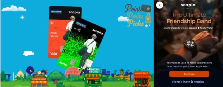 Scapia Credit Card : Refer 5 Friends & Get a Apple Smartwatch