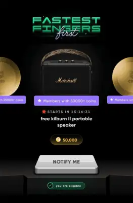 CRED Coin Rush Cheat Sheet: Get Free Gold | Daily Prizes and lot More 2 Cred