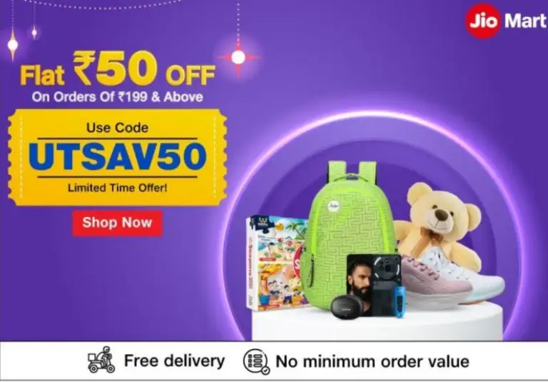 Jiomart : Get ₹50 Off On ₹199+ Order