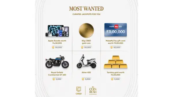 CRED Coin Rush Cheat Sheet: Get Free Gold | Daily Prizes and lot More 1 Cred
