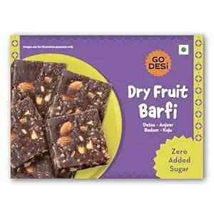 GO DESi Dry Fruits Barfi, 200 g @198