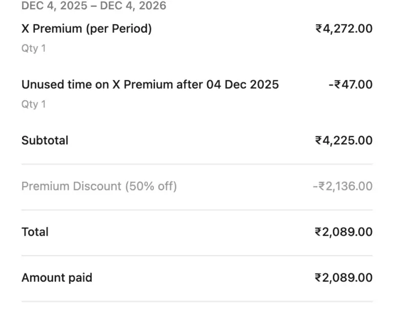 X Premium Trick : Get X Premium+ Annual Plan at Just ₹2,051